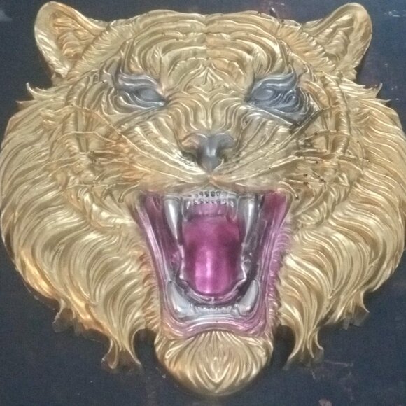 Handmade Tiger Wall Hanging - Picture 1 of 4